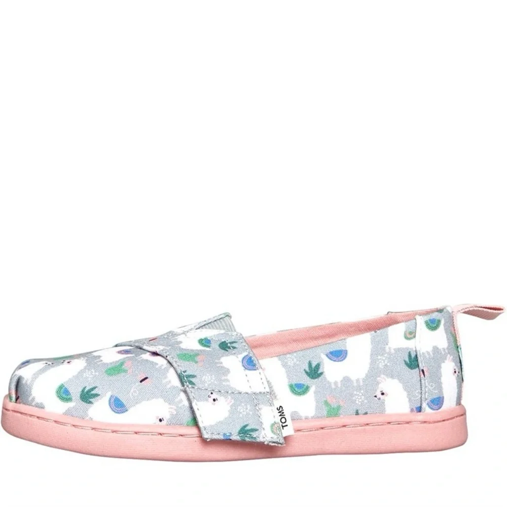 Toms Girls Alpargata Espadrilles Grey